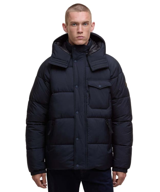 Men's Barbour International Haze Puffer Jacket - Navy