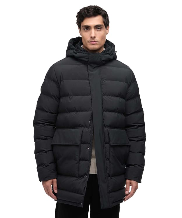 Men's Barbour International Dalesmith Puffer Jacket - Black