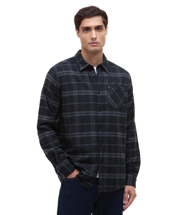 Men's Barbour International Haynes Long Sleeved Shirt - Black