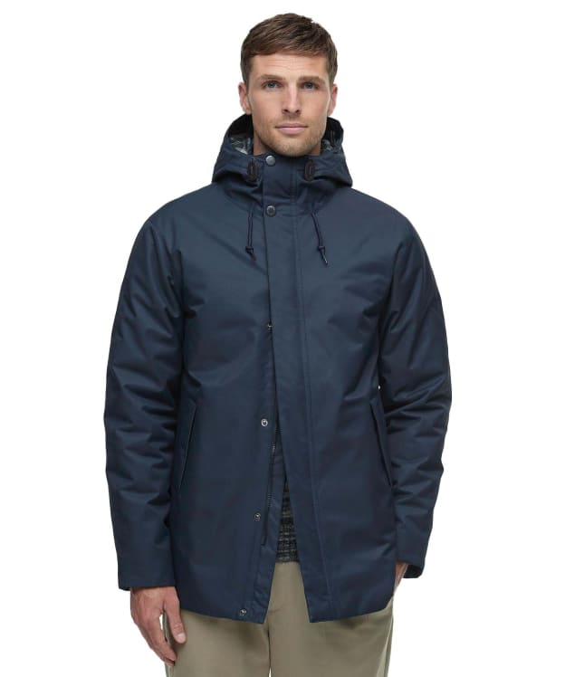 Men's Barbour Modern Lorden Showerproof Mac - Navy