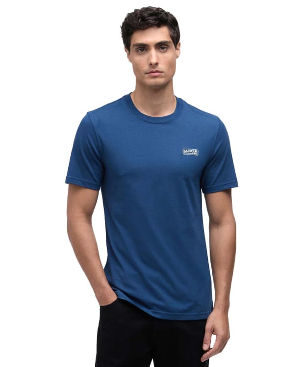 Men's Barbour International Small Logo Tee - Insignia Blue
