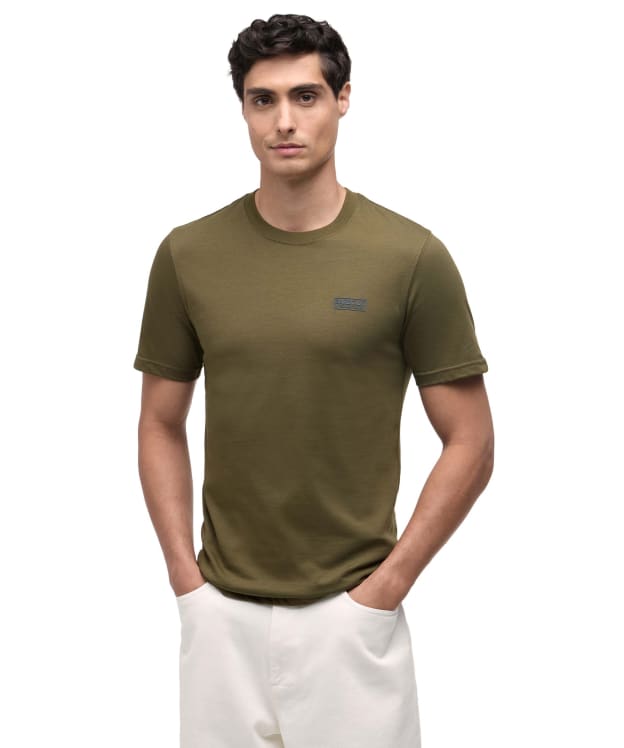Men's Barbour International Small Logo Tee - Light Sage