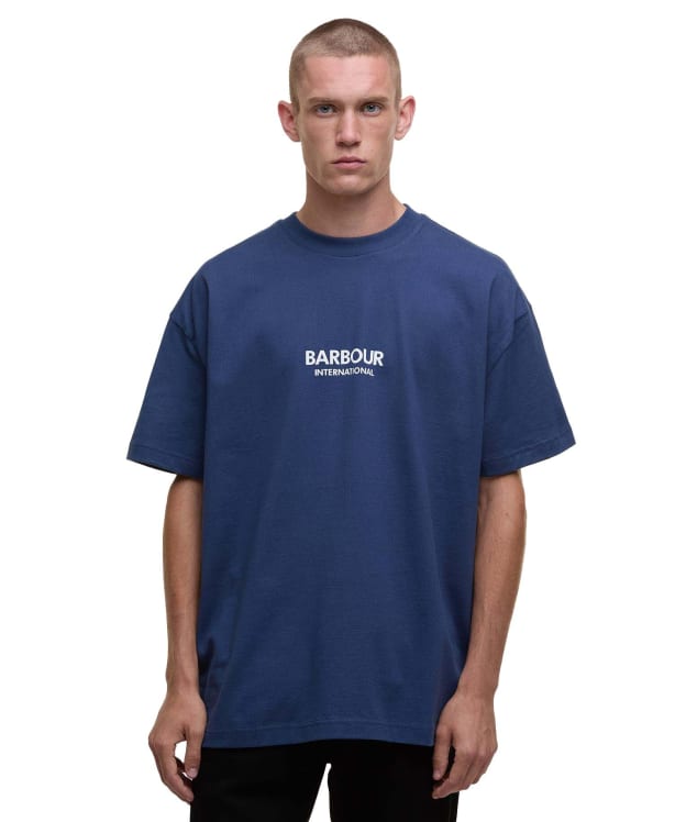 Men's Barbour International Os Formula T-Shirt - Insignia Blue