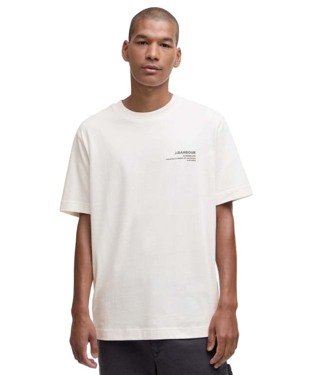 Men's Barbour Parkend Photographic Relaxed T-Shirt - Whisper White