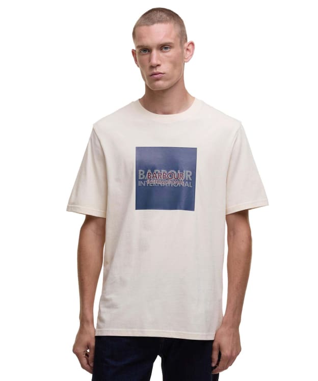 Men's Barbour International Moakes Graphic T-Shirt - Calico White