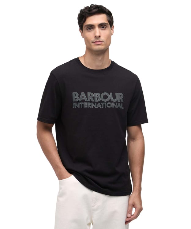 Men's Barbour International Essential Graphic T-Shirt - Black