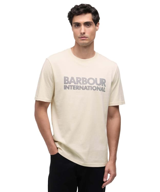 Men's Barbour International Essential Graphic T-Shirt - Calico White