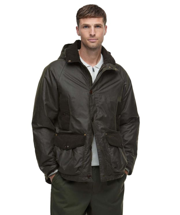 Men's Barbour Modern Heritage Beaufort Waxed Jacket - Archive Olive