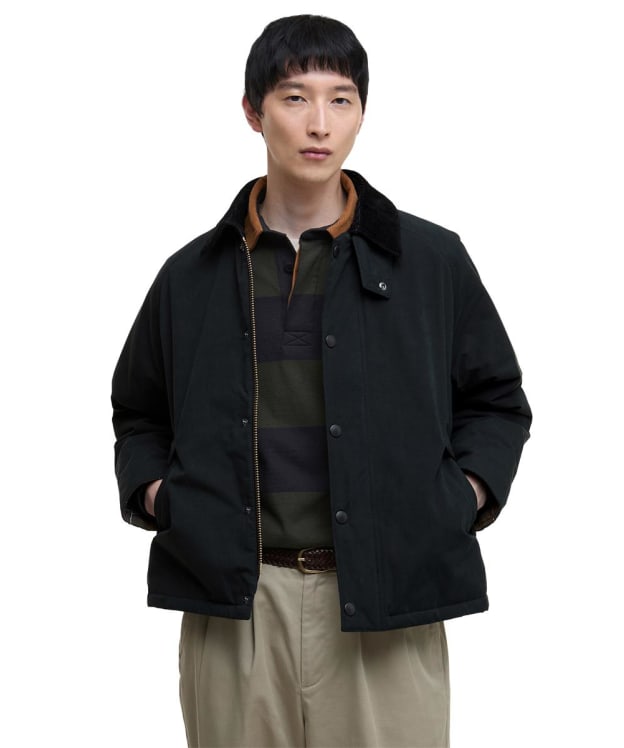 Men's Barbour Padded Transport Jacket - Black