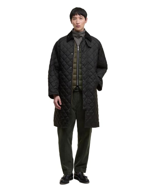 Men's Barbour Exmoor Quilted Jacket - Black