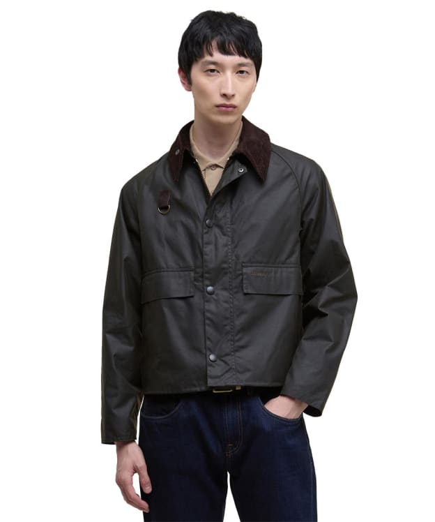 Men's Barbour Spey Wax Jacket - Olive