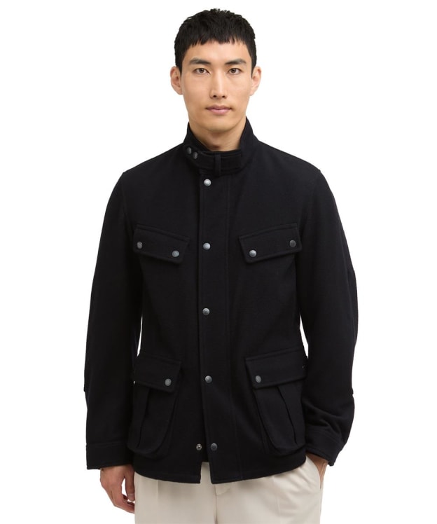 Men's Barbour International Duke Wool Jacket - Navy