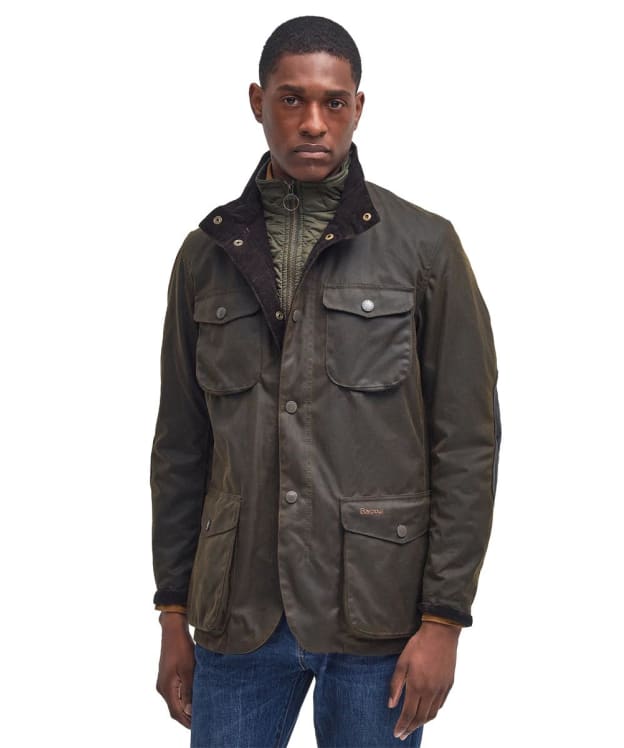 Men's Barbour Ogston Waxed Jacket - Olive