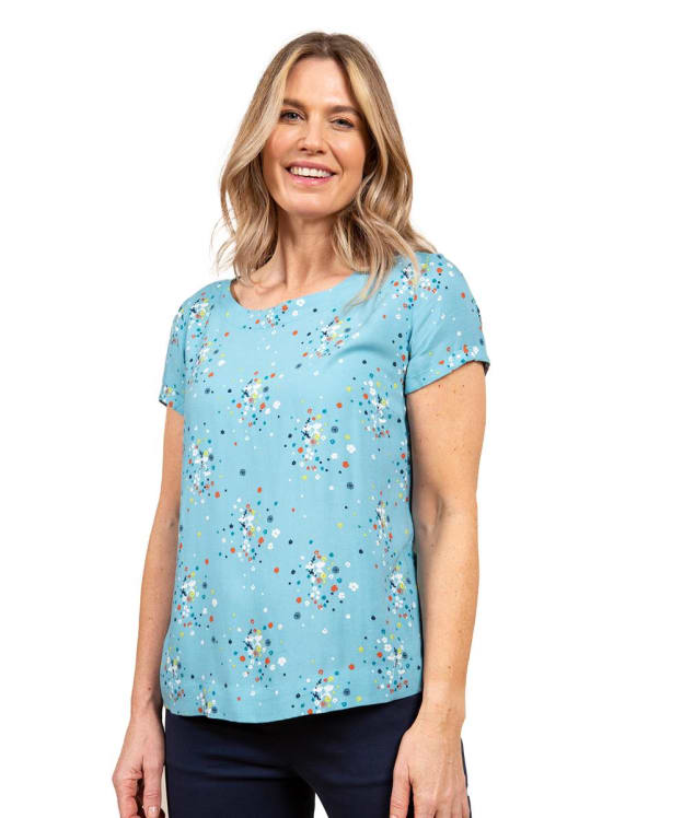 Women’s Lily & Me Rose Top - Soft Teal