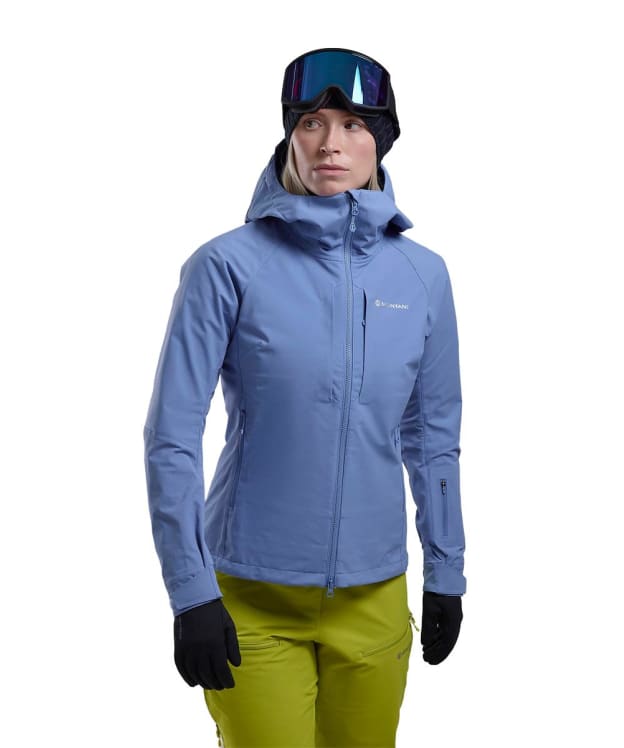 Women's Montane Nordes Softshell Hoodie - Cornflower