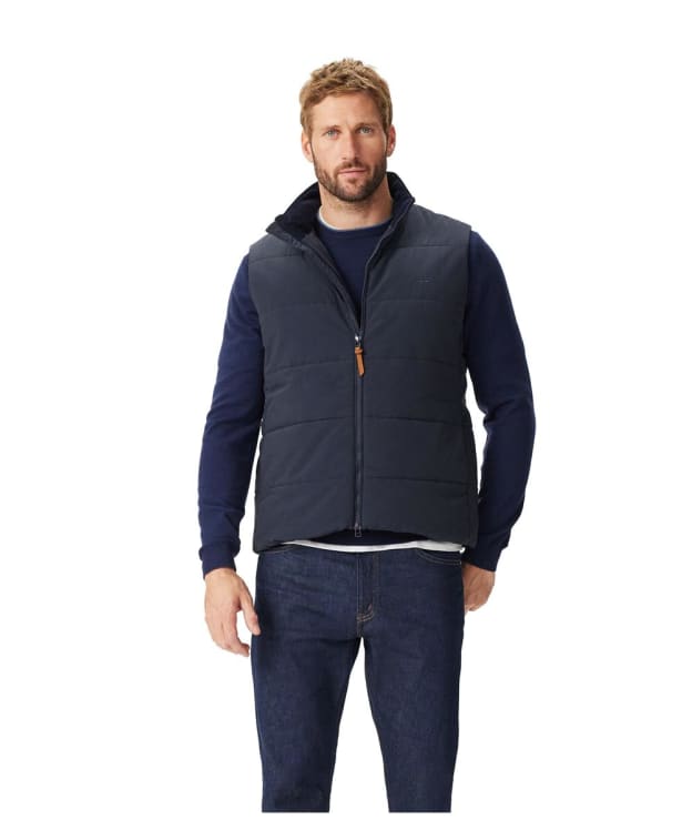 Men's R.M. Williams Padstow Quilted Vest - Navy