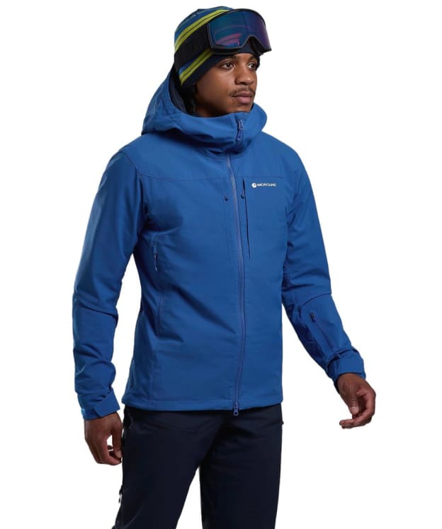 Men's Montane Nordes Softshell Hoodie - Neptune Blue