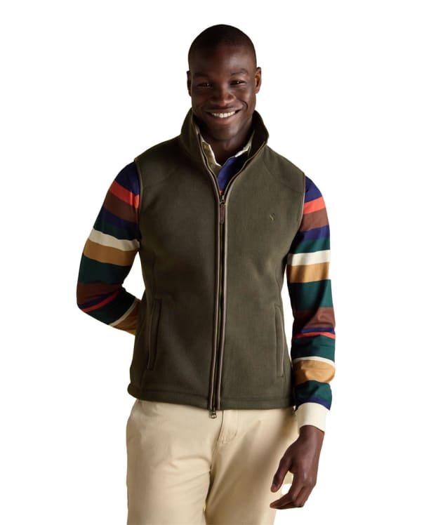 Men's Joules Heritage Fleece Gilet - Green