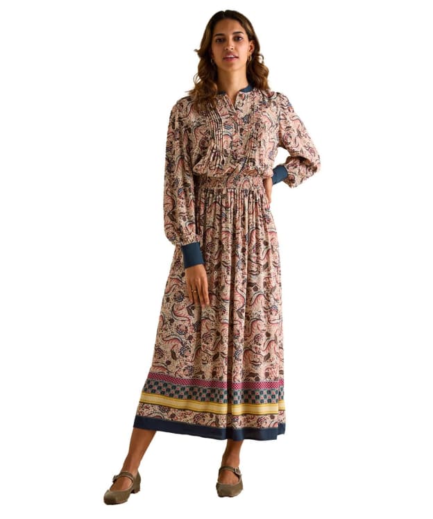 Women's Joules Rosa Midi Shirt Dress - Paisley