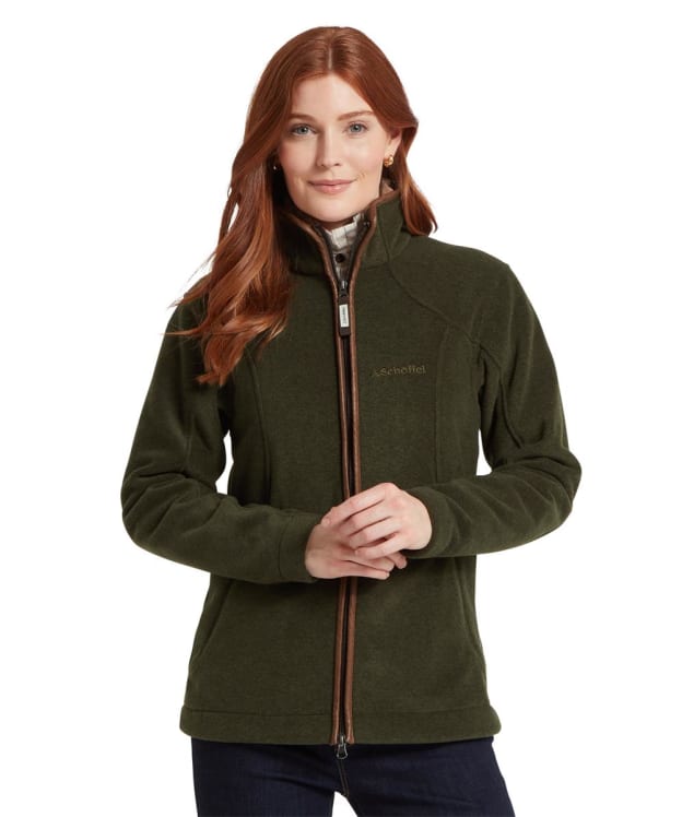 Women's Schöffel Burley II Fleece Jacket - Dark Olive