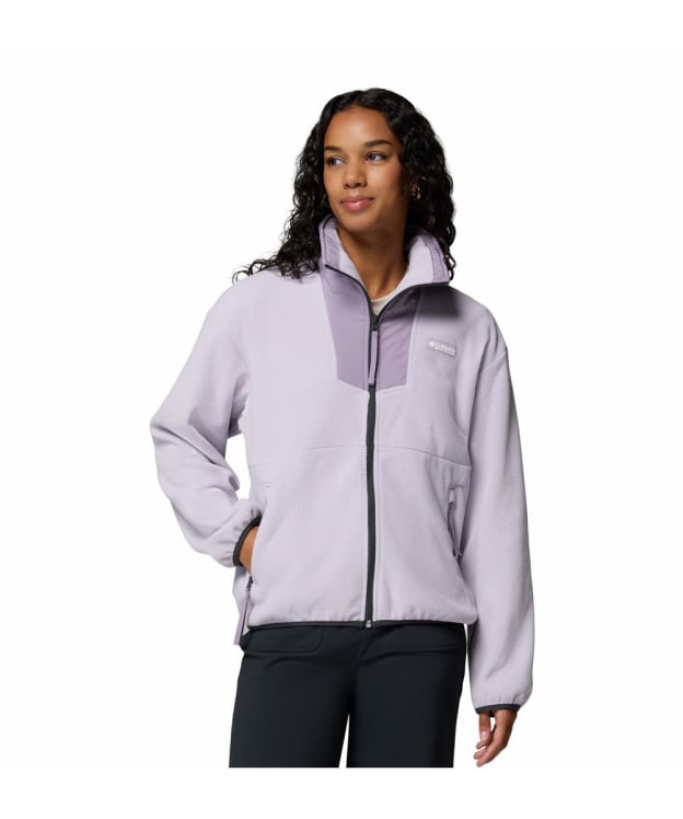Women's Columbia Sequoia Grove™ Full Zip Fleece - Lavender Pearl / Shale Purple