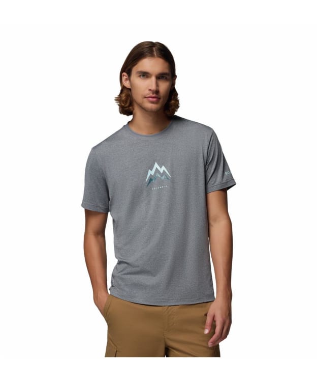 Men's Columbia Parsons Point Short Sleeve Graphic T-Shirt - City Grey Heather