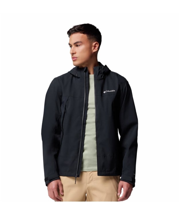 Men's Columbia Boulder Falls Waterproof Jacket - Black