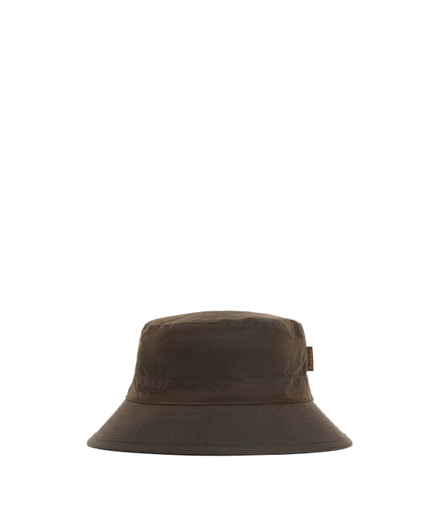 Men's Barbour Waxed Sports Hat - Olive