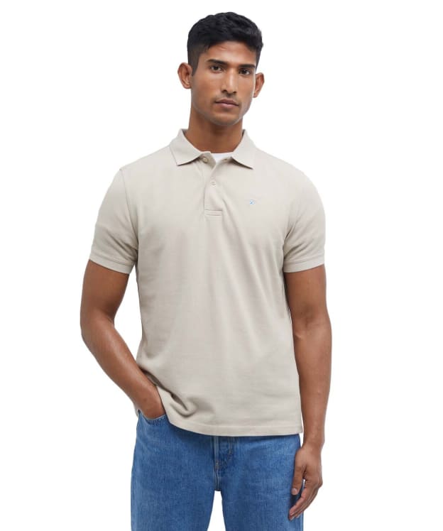 Men's Barbour Sports Polo 215G - Mist