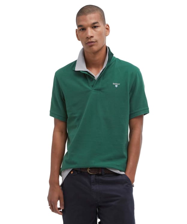 Men's Barbour Sports Polo 215G - Racing Green