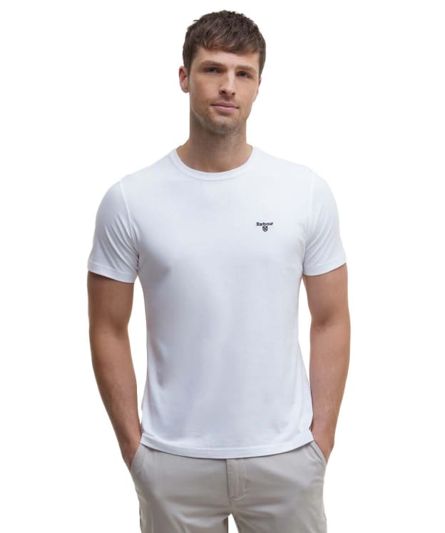 Men's Barbour Essential Sports T-Shirt - White