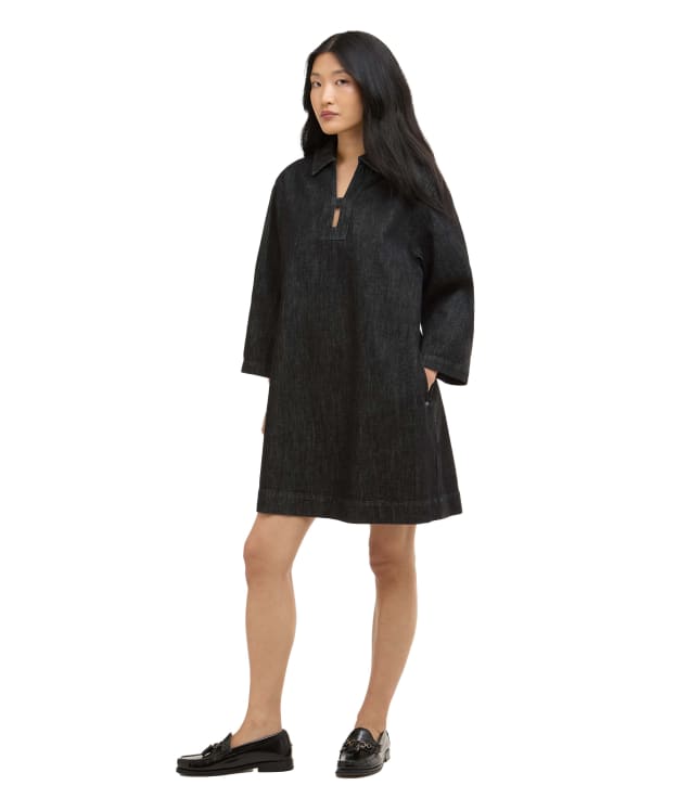 Women's Barbour Myra Denim Mini Dress - Black Denim