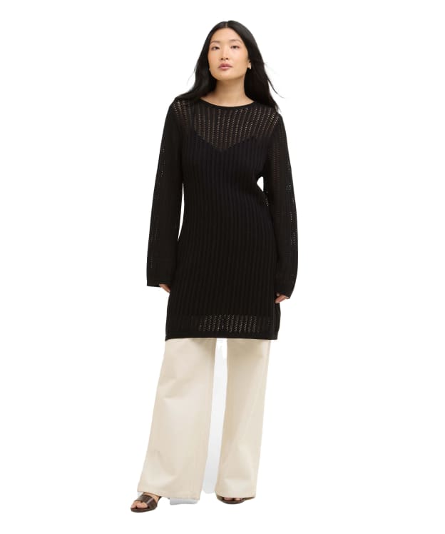 Women's Barbour Daya Knitted Mini Dress - Black