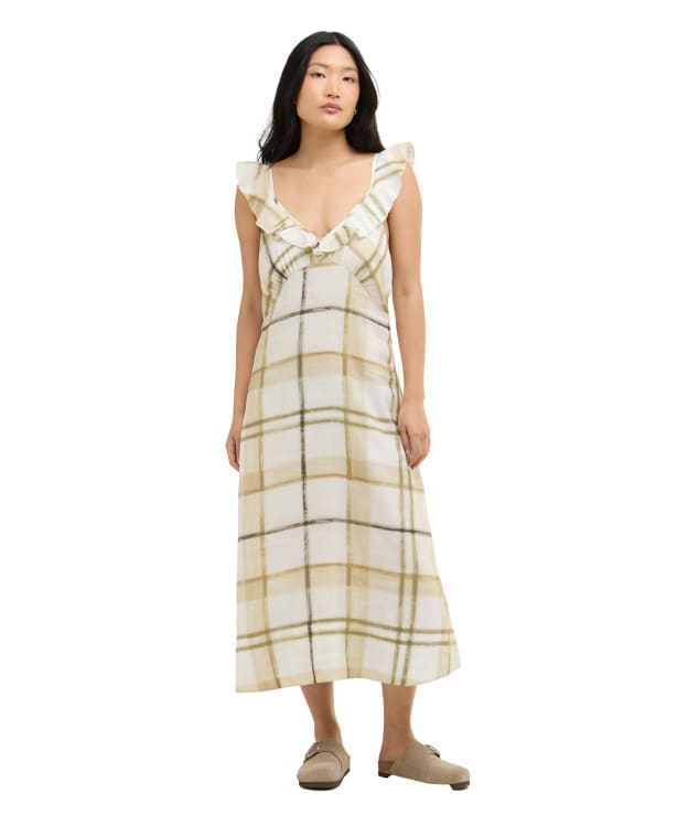 Women's Barbour Gianna Midi Dress - Jasmine Painted Check