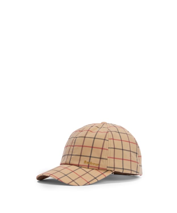 Women's Barbour Mackworth Cap - Beige Tattersall