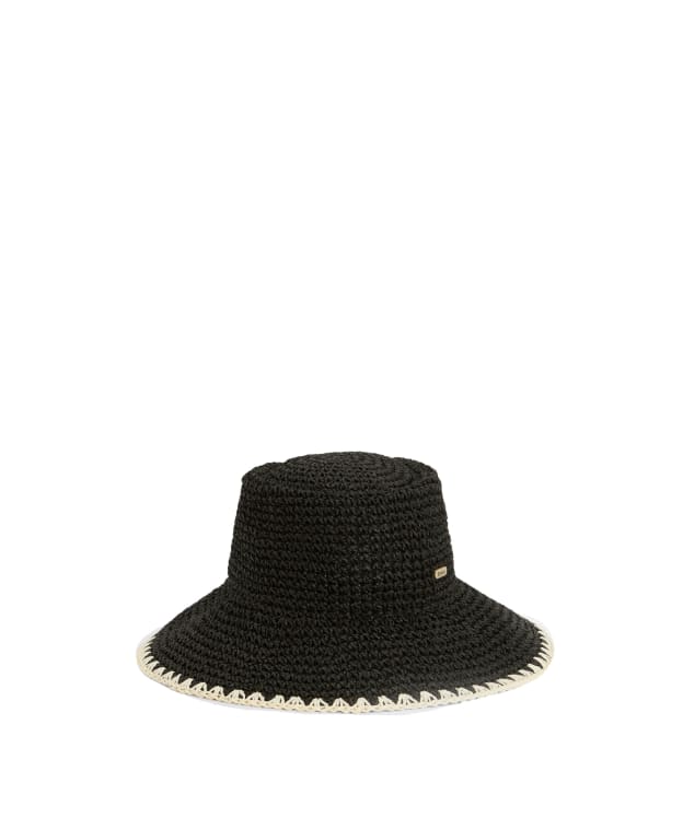 Women's Barbour Camille Crochet Hat - Black