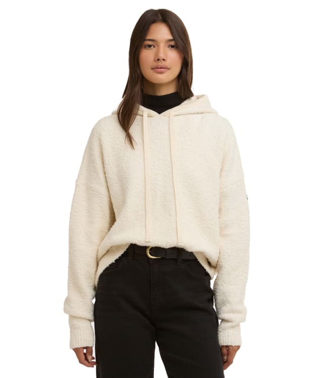 Women's Barbour International Katya Knitted Hoodie - Cloud