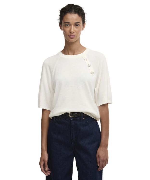Women's Barbour Camille Knitted Jumper - Cloud