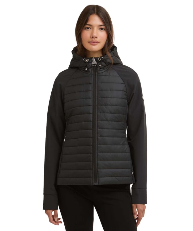 Women's Barbour International Valentina Quilted Sweat - Black