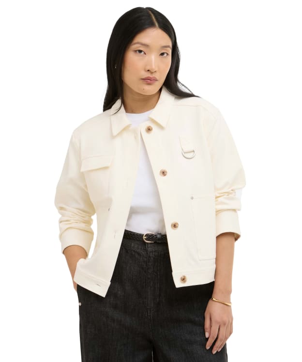 Women's Barbour Kirby Overshirt - Ecru