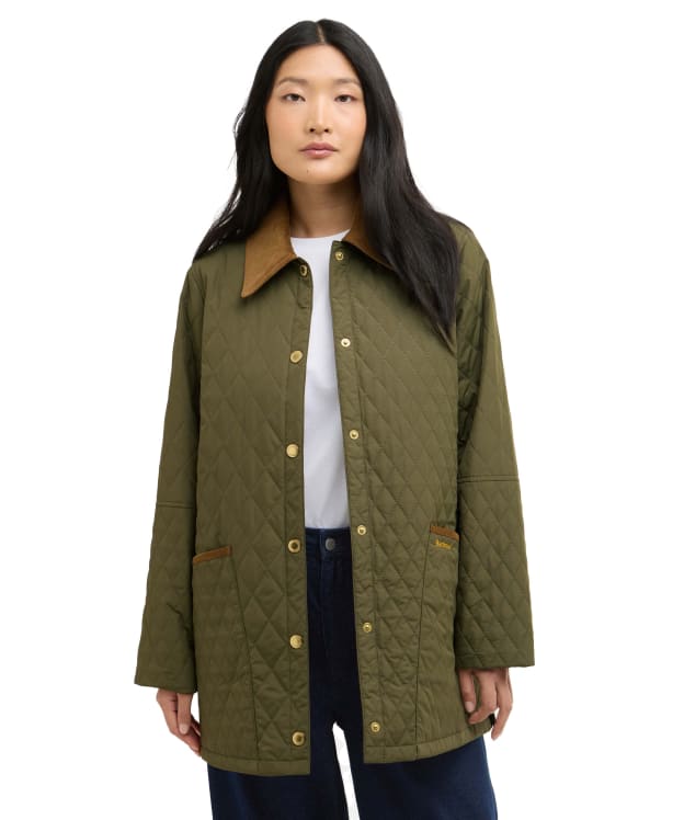 Women's Barbour Goldmire Quilted Jacket - Ivy Green / Ancient