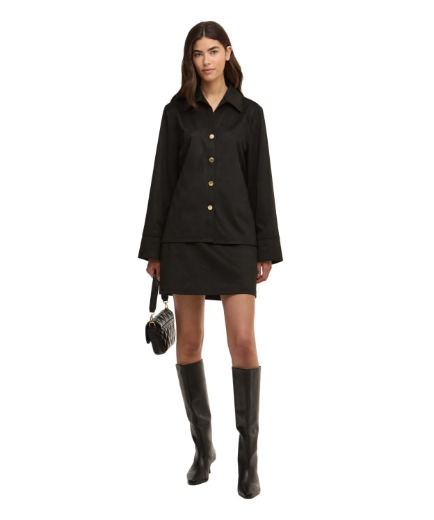 Women's Barbour International Nia Mini Skirt - Black
