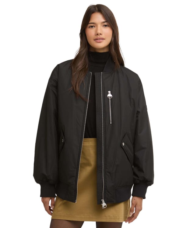 Women's Barbour International Kuala Showerproof Jacket - Black