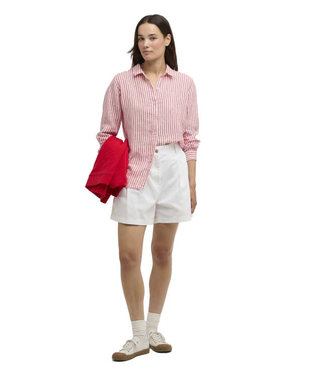 Women's Barbour Fern Shorts - White