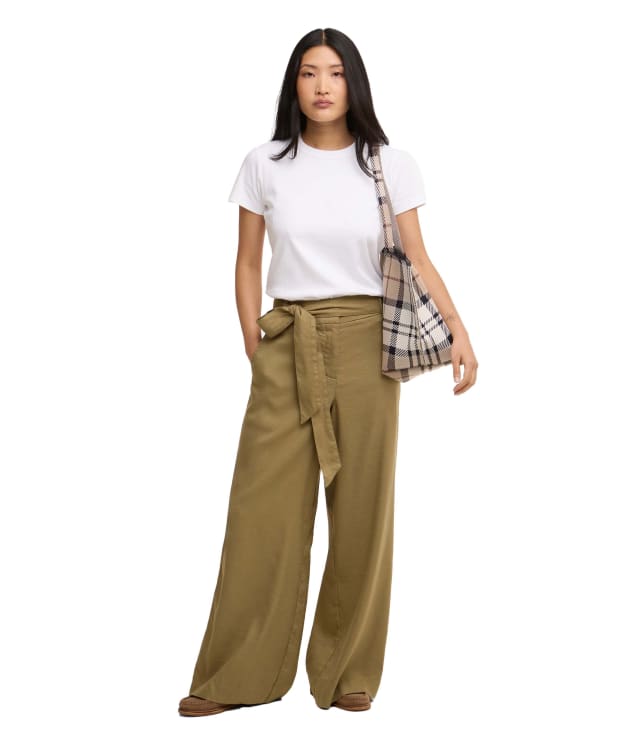 Women's Barbour Gabby Trousers - Bleached Olive