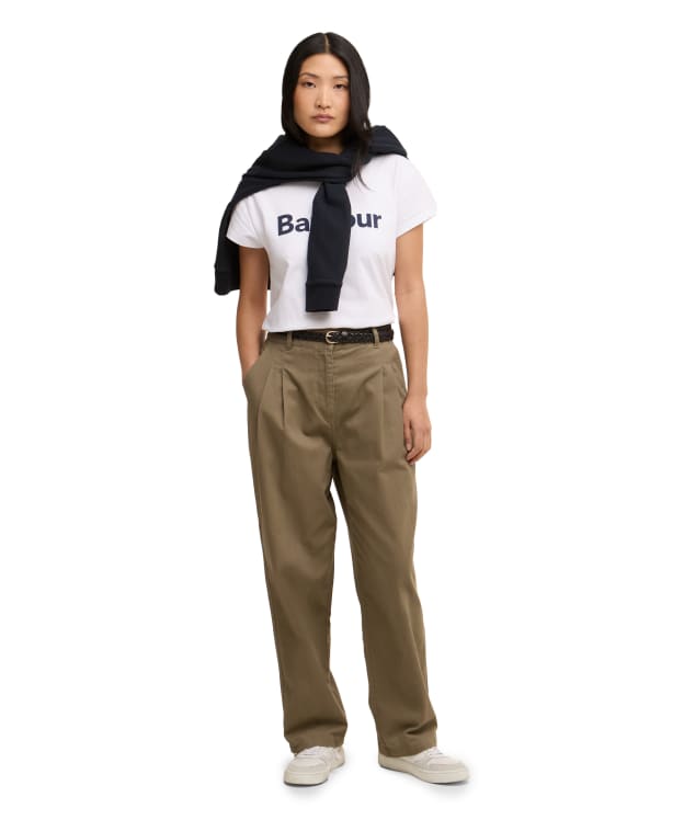 Women's Barbour Fern Trousers - Dusky Green