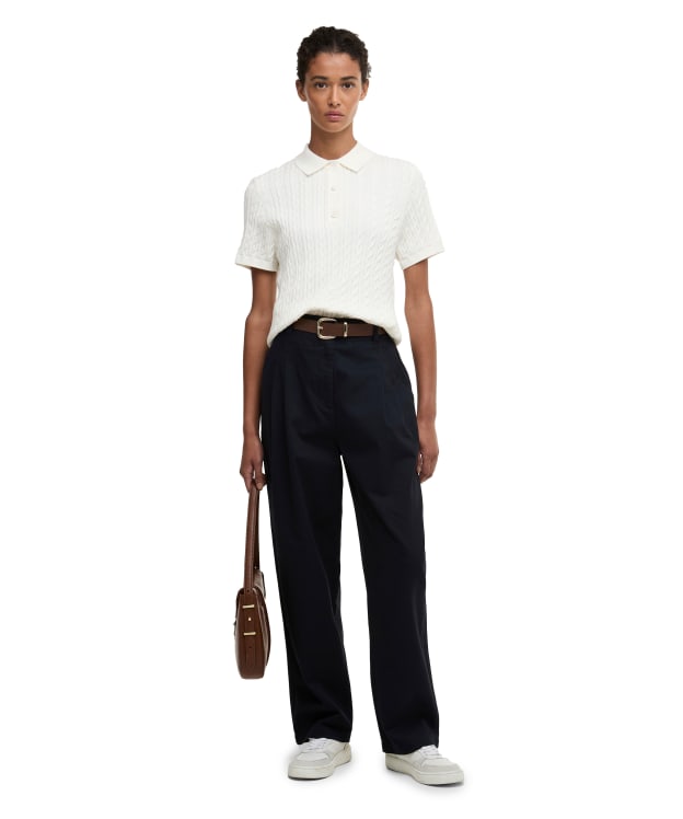 Women's Barbour Fern Trousers - Navy