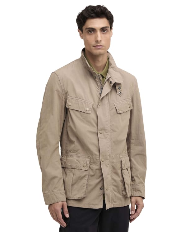Men's Barbour International Garment Dyed Duke Casual Jacket - Timberwolf