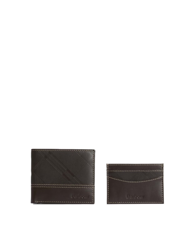 Men's Barbour Tyneside Leather Wallet - Brown