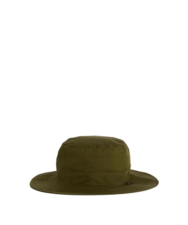 Men's Barbour Longhall Bucket Hat - Dark Olive